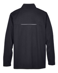 CORE365 CE708T Men’s Tall Techno Lite Three-Layer Knit Tech-Shell – Black (back)