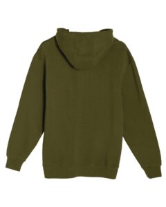 Lane Seven LS14001 Unisex Premium Hoodie Sweatshirt – Army Green (back)
