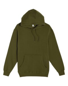 Lane Seven LS14001 Unisex Premium Hoodie Sweatshirt – Army Green