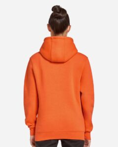 Lane Seven LS14001 Unisex Premium Hoodie Sweatshirt – Carrot (on model back)