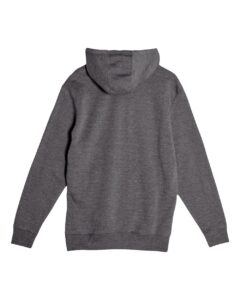 Lane Seven LS14001 Unisex Premium Hoodie Sweatshirt – Charcoal Heather (back)