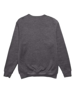 Lane Seven LS14004 Unisex Premium Crewneck Sweatshirt – Charcoal Heather (back)