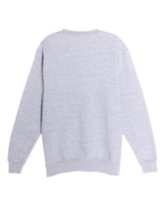 Lane Seven LS14004 Unisex Premium Crewneck Sweatshirt – Heather Grey (back)
