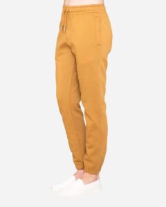 Lane Seven LS16006 Unisex Urban Joggers – Pigment Peanut Butter (on model side)