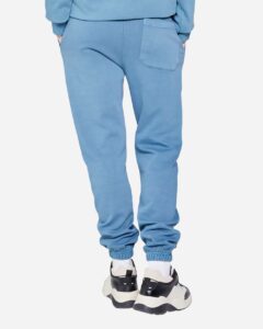 Lane Seven LS16006 Unisex Urban Joggers – Pigment Pebble Blue (on model back)