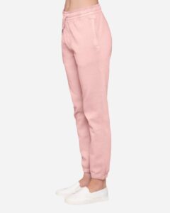 Lane Seven LS16006 Unisex Urban Joggers – Pigment Salmon (on model side)