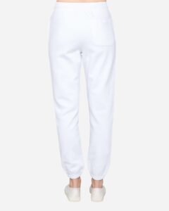 Lane Seven LS16006 Unisex Urban Joggers – White (on model back)