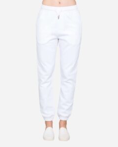 Lane Seven LS16006 Unisex Urban Joggers – White (on model)