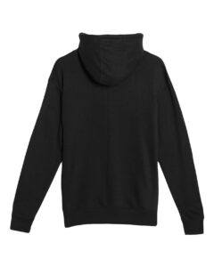 Lane Seven LS13001 Unisex French Terry Hoodie Sweatshirt – Black (back)