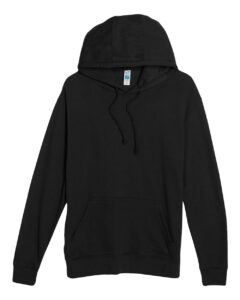 Lane Seven LS13001 Unisex French Terry Hoodie Sweatshirt – Black