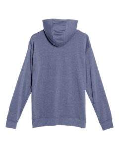 Lane Seven LS13001 Unisex French Terry Hoodie Sweatshirt – Denim Heather (back)