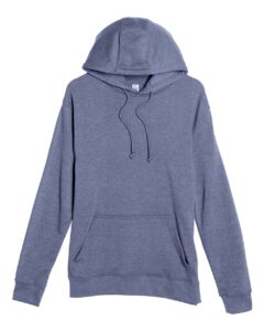 Lane Seven LS13001 Unisex French Terry Hoodie Sweatshirt – Denim Heather