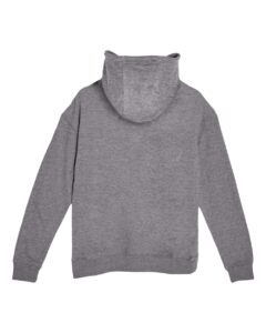 Lane Seven LS13001 Unisex French Terry Hoodie Sweatshirt – Graphite Heather (back)