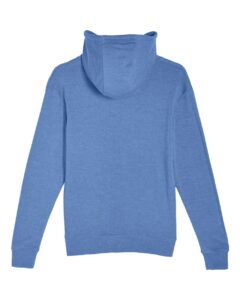 Lane Seven LS13001 Unisex French Terry Hoodie Sweatshirt – Royal Heather (back)