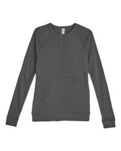 Lane Seven LS13004 Unisex French Terry Crewneck Sweatshirt – Charcoal Heather