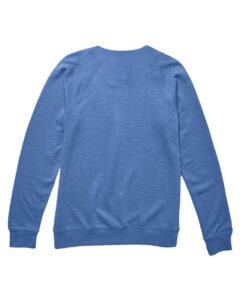 Lane Seven LS13004 Unisex French Terry Crewneck Sweatshirt – Royal Heather (back)