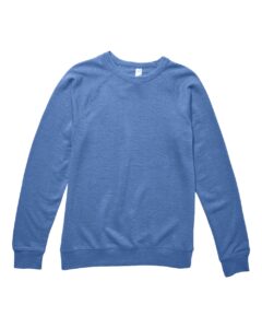 Lane Seven LS13004 Unisex French Terry Crewneck Sweatshirt – Royal Heather