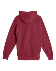 Lane Seven LS14003 Unisex Premium Full-Zip Hoodie Sweatshirt – Burgundy (back)