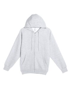 Lane Seven LS14003 Unisex Premium Full-Zip Hoodie Sweatshirt – Heather Grey