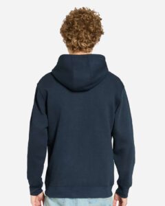 Lane Seven LS14003 Unisex Premium Full-Zip Hoodie Sweatshirt – Navy (on model back)