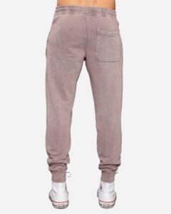 Lane Seven LST009 Unisex Vintage Joggers – Vintage Zinc (on model back)