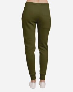 Lane Seven LST006 Unisex Premium Joggers – Army Green (on model back)