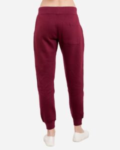 Lane Seven LST006 Unisex Premium Joggers – Burgundy (on model back)