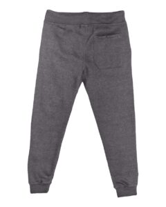 Lane Seven LST006 Unisex Premium Joggers – Charcoal Heather (back)