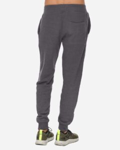 Lane Seven LST006 Unisex Premium Joggers – Charcoal Heather (on model back)