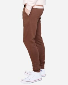 Lane Seven LST006 Unisex Premium Joggers – Chestnut (on model side)