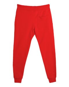 Lane Seven LST006 Unisex Premium Joggers – Red (back)