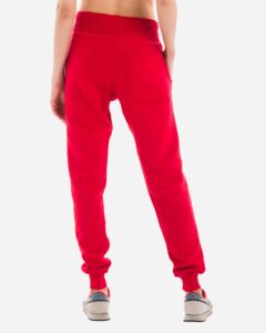 Lane Seven LST006 Unisex Premium Joggers – Red (on model back)