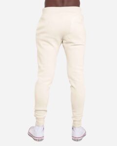 Lane Seven LST006 Unisex Premium Joggers – Sandshell (on model back)