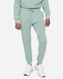 Lane Seven LST006 Unisex Premium Joggers – Seafoam (on model)