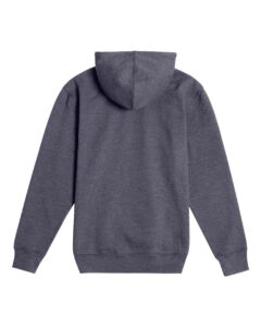 Lane Seven LS18002 Unisex Future Hoodie Sweatshirt – Heather Charcoal (back)