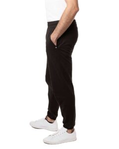 econscious EC5400 Unisex Motion Joggers – Black (on model side)