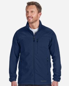 Marmot M16076 Men’s Tempo Lightweight Jacket – Arctic Navy (on model)