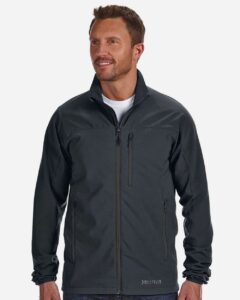 Marmot M16076 Men’s Tempo Lightweight Jacket – Black (on model)