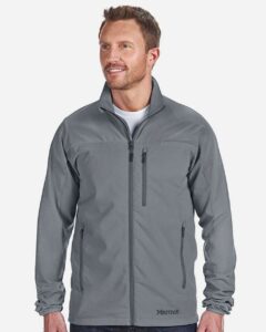 Marmot M16076 Men’s Tempo Lightweight Jacket – Cinder (on model)