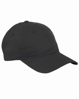 Big Accessories BX880 Six-Panel Twill Cap – Black