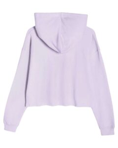 Lane Seven LS12000 Women’s Cropped Hoodie Sweatshirt – Lilac (back)