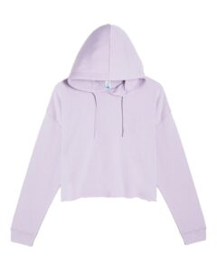 Lane Seven LS12000 Women’s Cropped Hoodie Sweatshirt – Lilac
