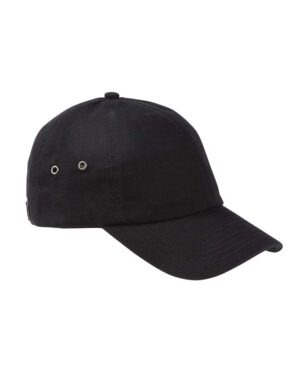 Big Accessories BA529 Washed Baseball Cap – Black
