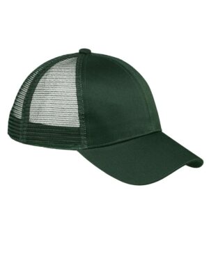 Big Accessories BX019 Twill Front Trucker Cap – Light Forest