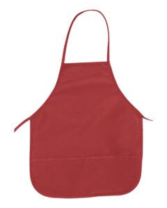 Big Accessories APR51 24″ Pocket Apron – Red