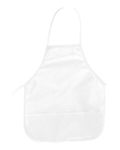 Big Accessories APR51 24″ Pocket Apron – White