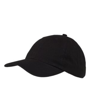Big Accessories BX001Y Youth Classic Brushed Twill Cap – Black