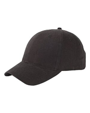 Big Accessories BX002Y Youth Brushed Twill Cap – Black