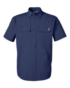 HUK H150183 Men’s Creekbed Short Sleeve Shirt – Naval Academy