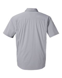 HUK H150183 Men’s Creekbed Short Sleeve Shirt – Night Owl (back)
